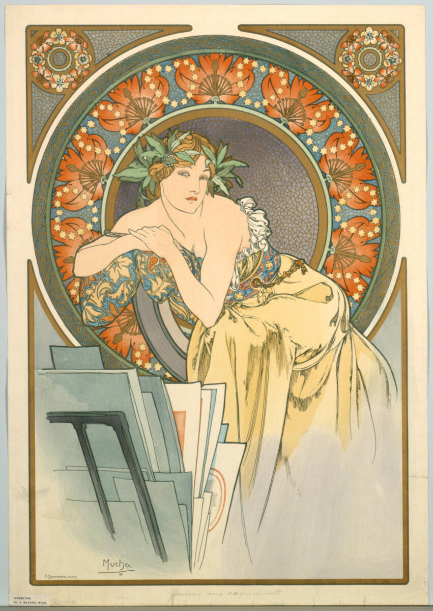 La Femme aux Coquelicots, Paris ImprimerieF.Champenois