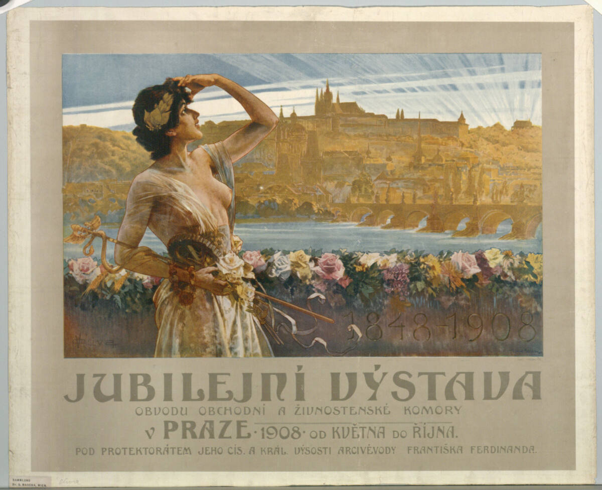 1848-1908 JUBILEJNI VYSTAVA v PRAZE, Praha Unie, 1908