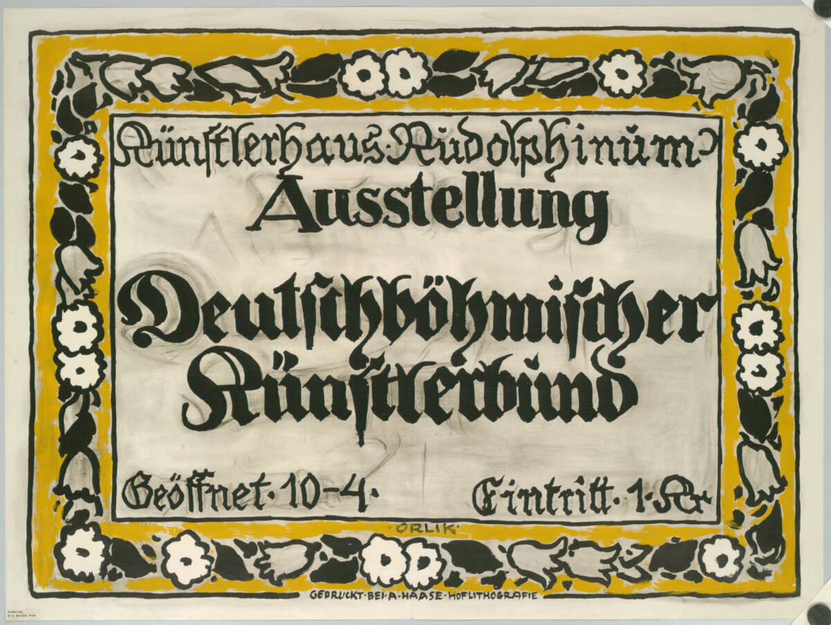 Künstlerhaus. Rudolphinum. Ausstellung Deutschböhmischer Künstlerbund, Prag AndreasHaase, 1910