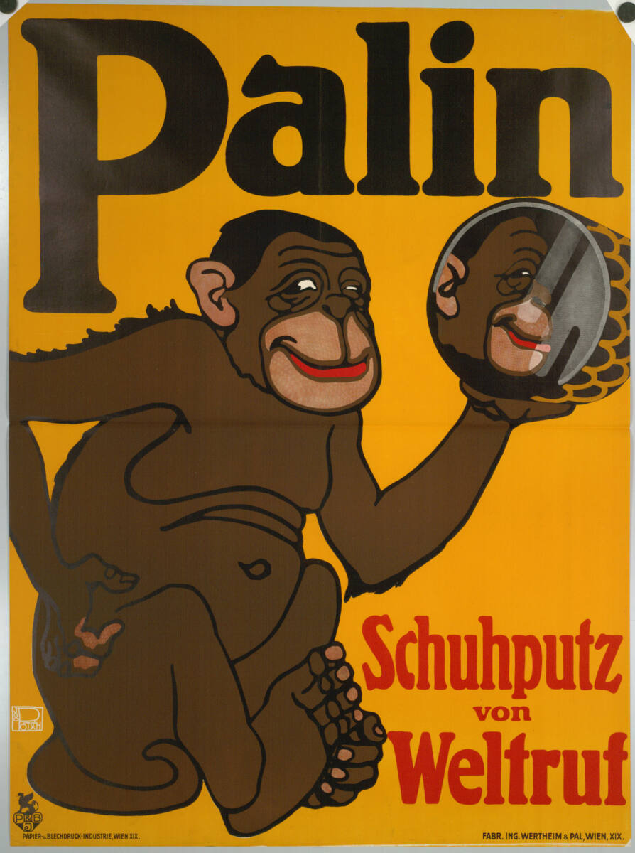 Palin; Schuhputz von Weltruf, Wien Papier-undBlechdruckindustrie