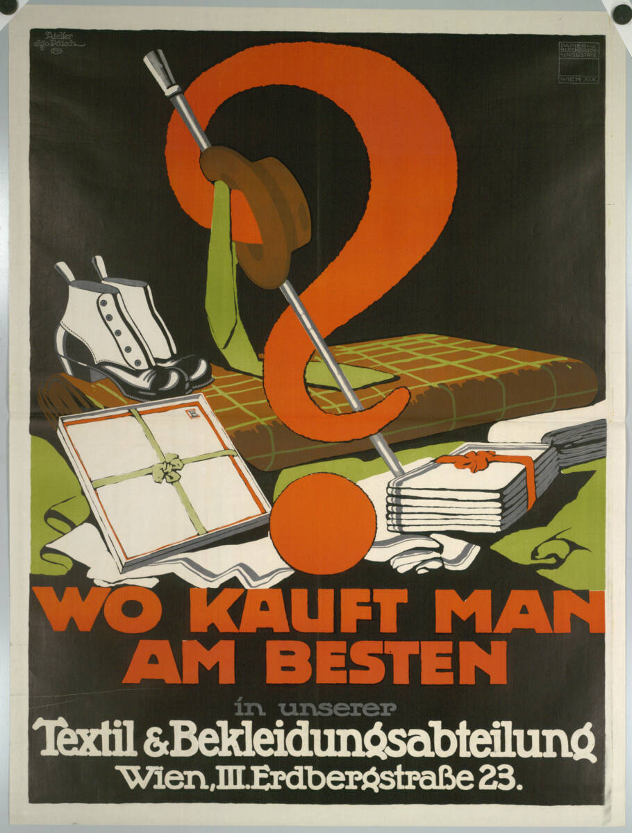 WO KAUFT MAN AM BESTEN? Textil & Bekleidungsabteilung Wien, III. Erdbergstraße 23., Wien Papier-undBlechdruckindustrie