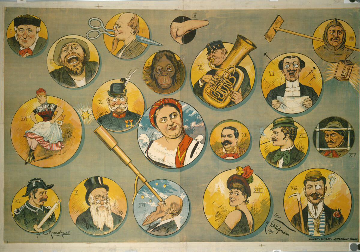 Rebus; Lumpenball 1892, JacobWeiner, 1892