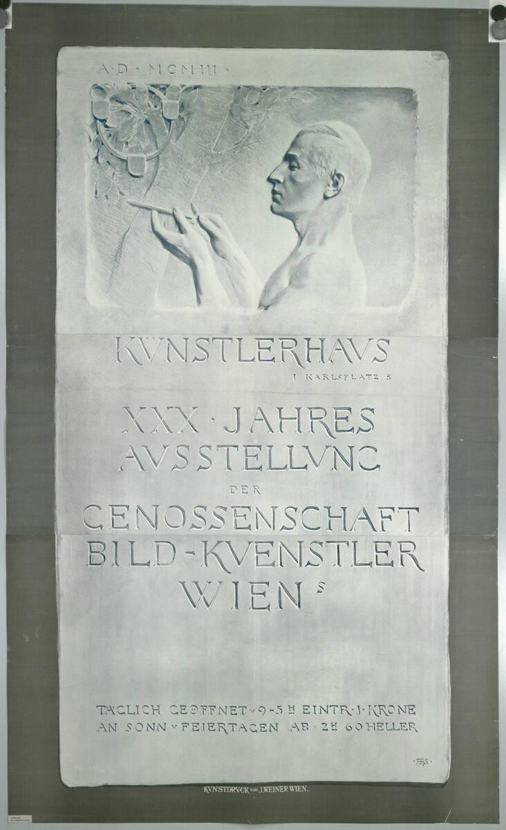 Alois Hans Schram, KÜNSTLERHAUS, XXX. JAHRESAUSSTELLUNG, Inv. Nr.: DG2003/1144