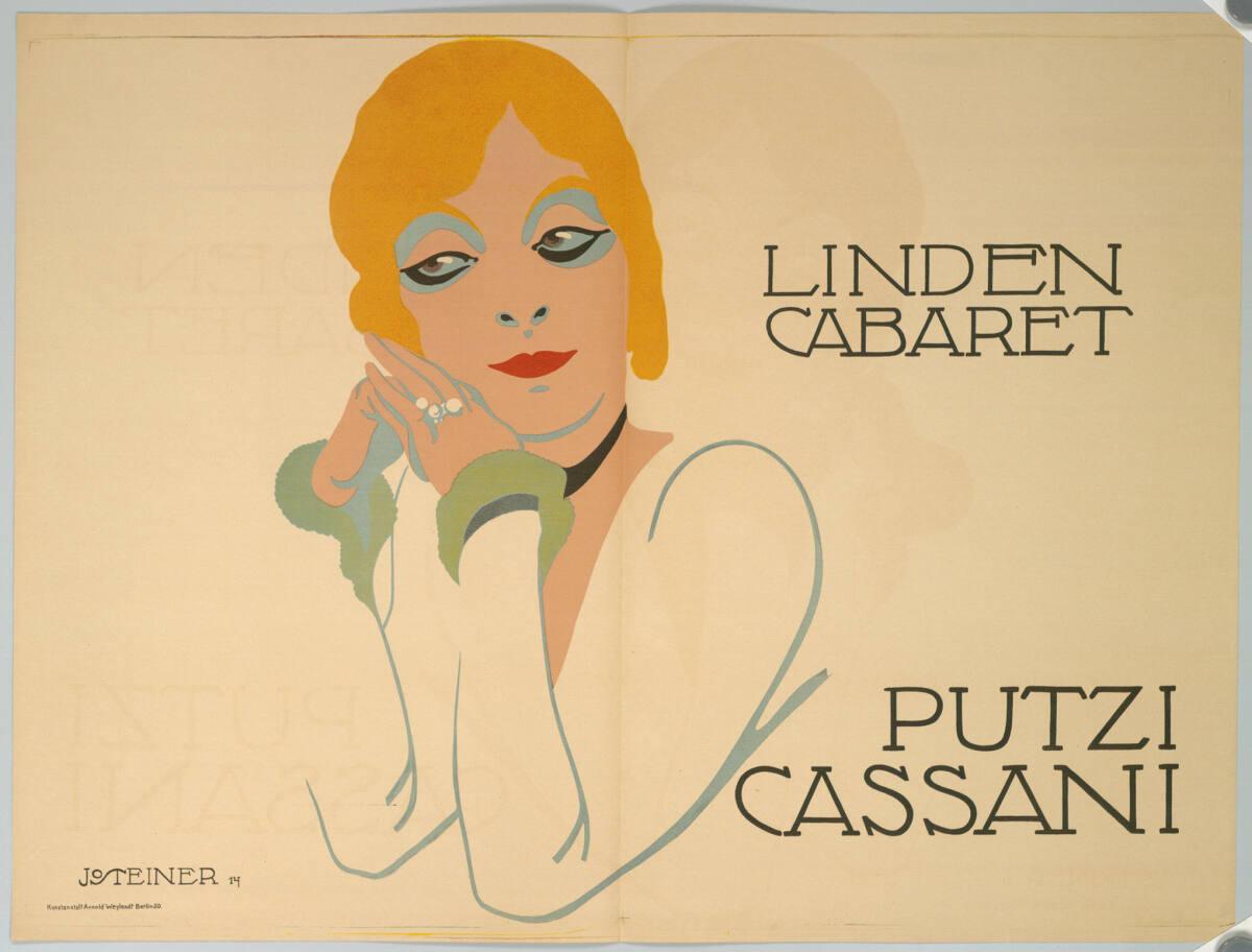 Josef Steiner, LINDEN CABARET; PUTZI CASSANI, Inv. Nr.: DG2003/1190