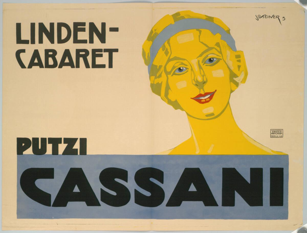 Josef Steiner, LINDEN CABARET; PUTZI CASSANI, Inv. Nr.: DG2003/1191
