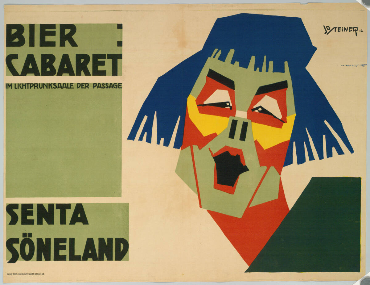 BIER CABARET; SENTA SÖNELAND, Berlin KunstanstaltArnoldWeylandt, 1912