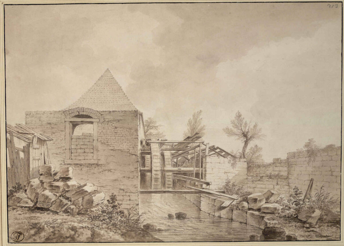 Alte Mühle, Johann Gottlieb Schön, 1742-10-12