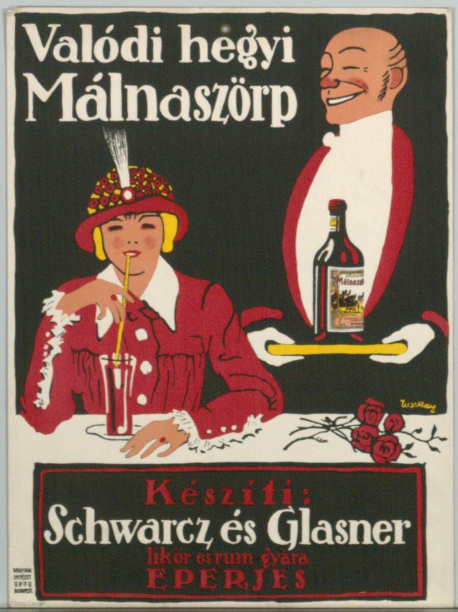 Márton Tuszkay, Málnaszörp; Schwarcz és Glasner, Inv. Nr.: DG2003/1249