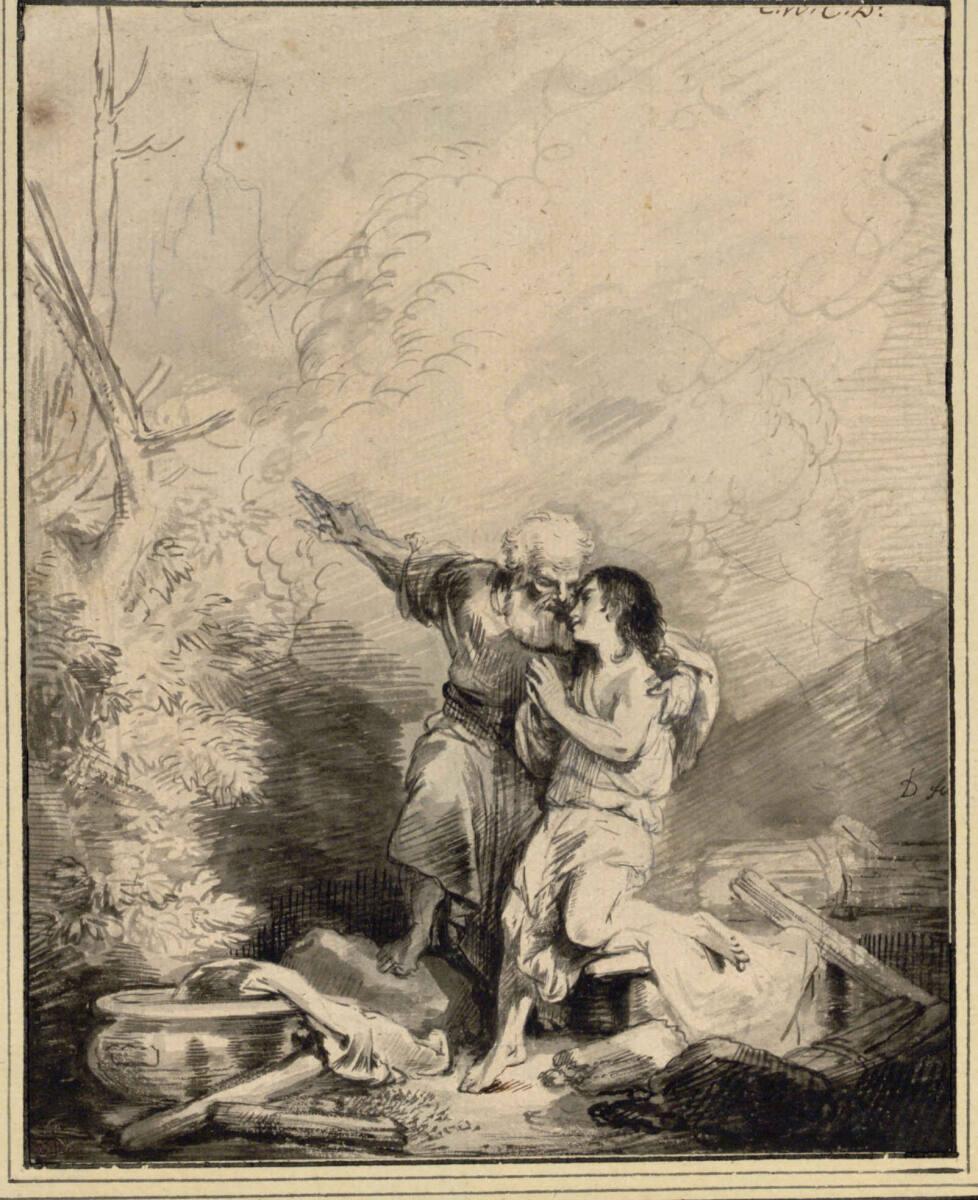 Christian Wilhelm Ernst Dietrich, Opferung des Isaak, Inv. Nr.: 3954