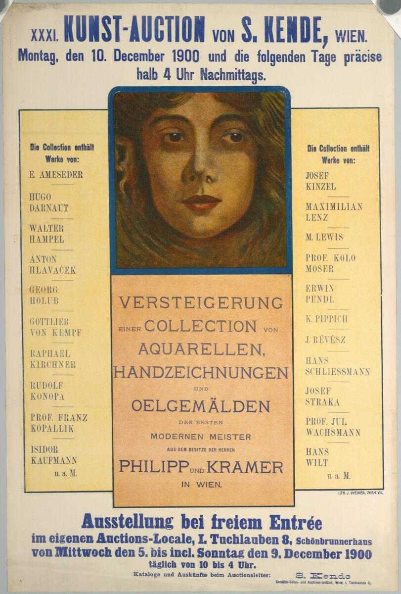 Anonym, XXXI. KUNST-AUKTION VON S. KENDE, WIEN, 1900, Inv. Nr.: DG2003/1458