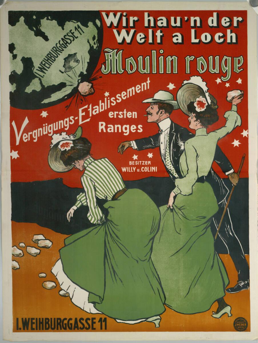 Anonym, Moulin rouge; Vergnügungs-Etablissement; I. WEIHBURGGASSE 11, Inv. Nr.: DG2003/1508