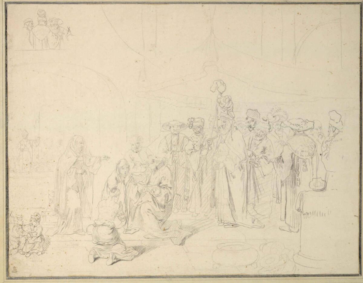 Christian Wilhelm Ernst Dietrich, Darstellung Christi im Tempel, Inv. Nr.: 3968