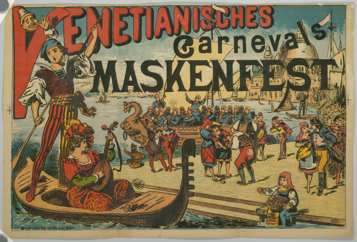 Anonym, VENETIANISCHES Carnevals-MASKENFEST