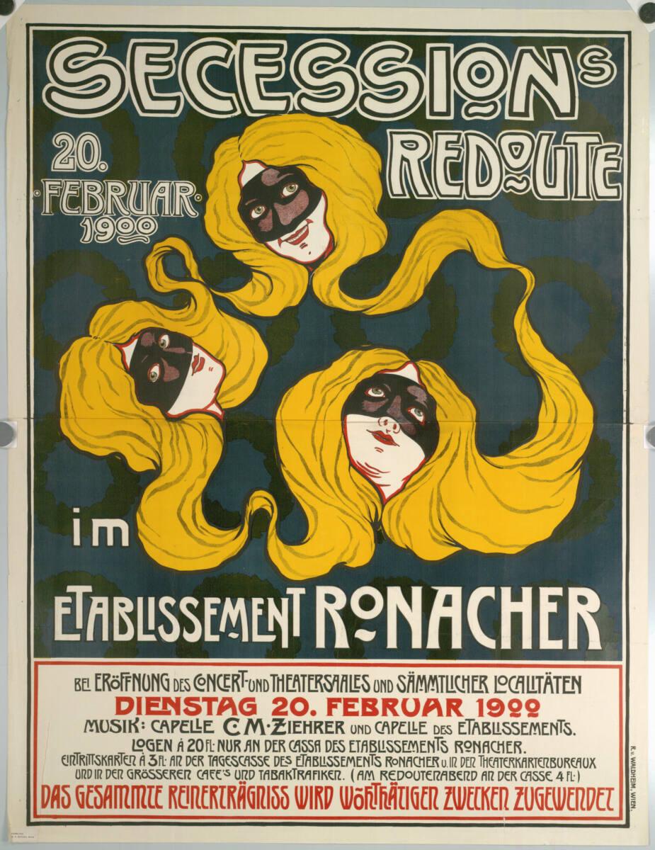 Anonym, SECESSIONSREDOUTE ; 1900; im ETABLISSEMENT RONACHER, Inv. Nr.: DG2003/1545/1