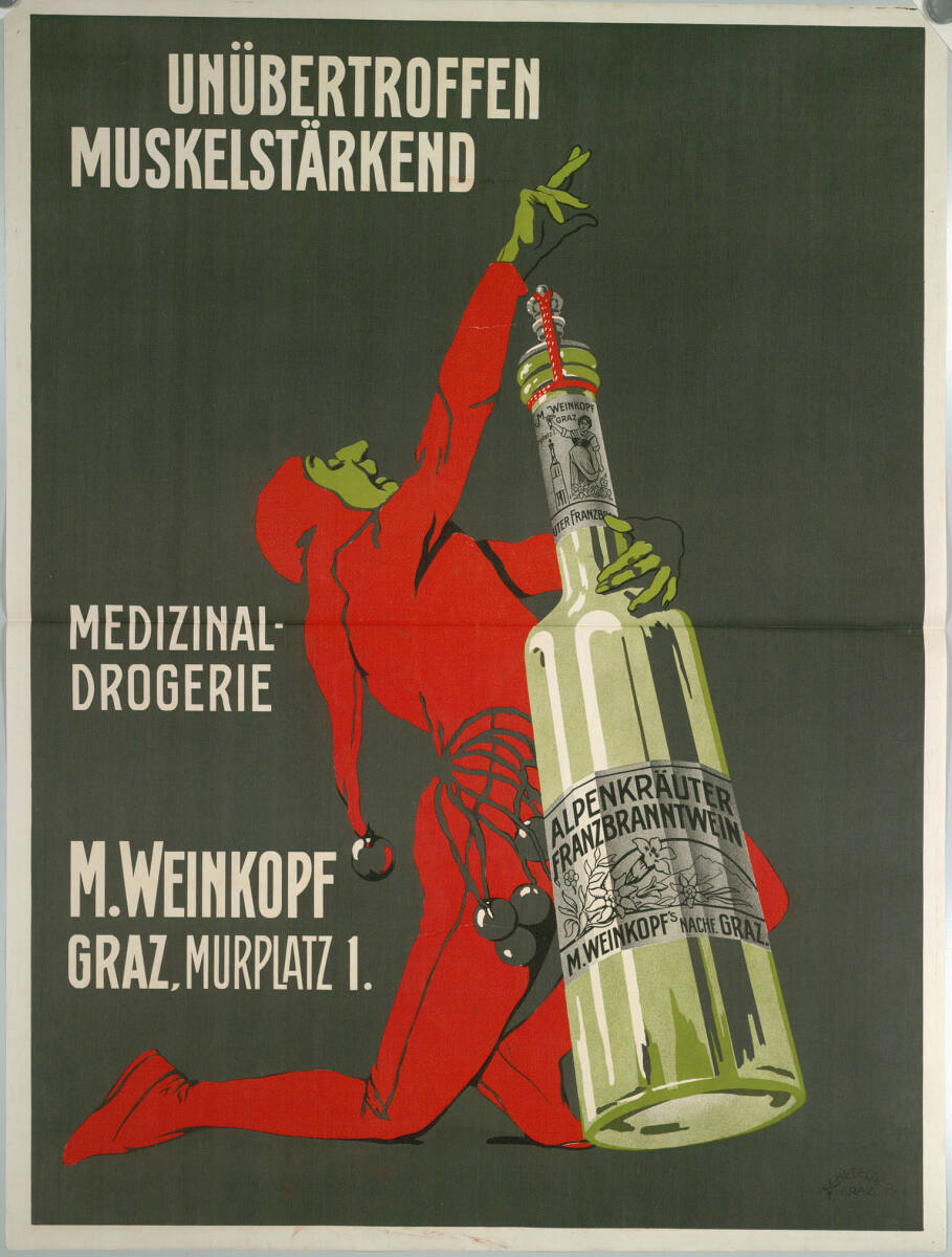 MEDIZINAL-DROGERIE M. WEINKOPF, GRAZ, MURPLATZ 1., Graz Senefelder