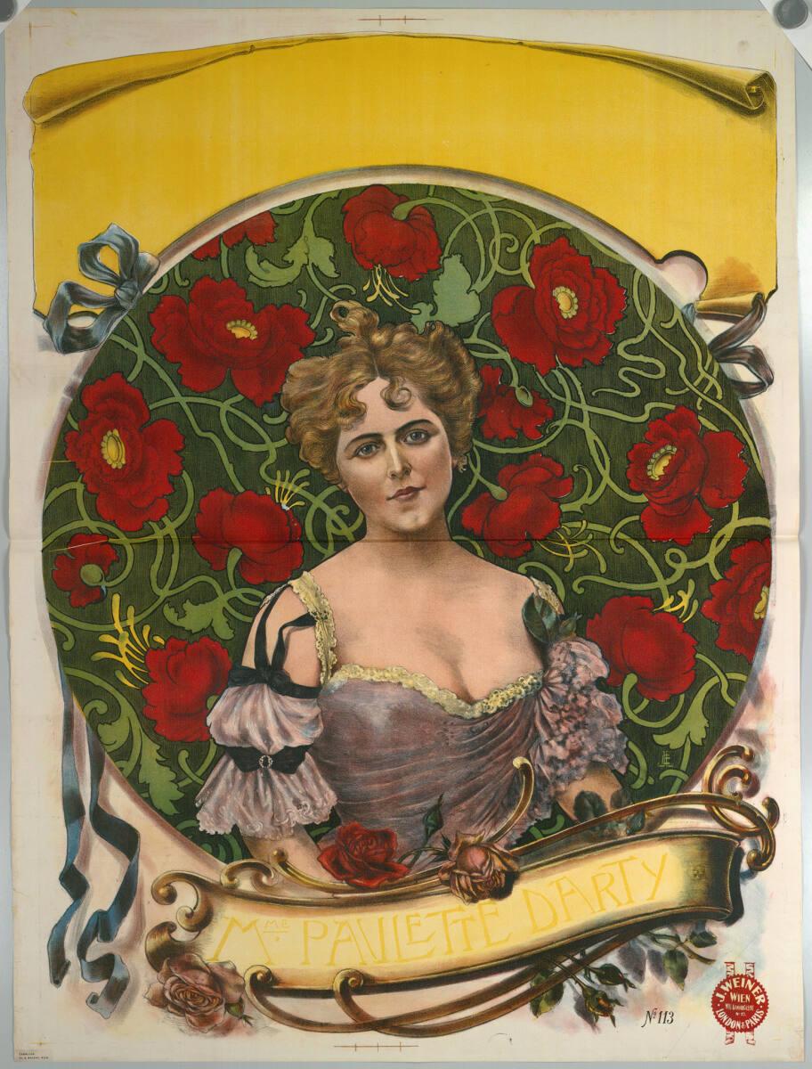 Anonym, Mme. Paulette Darty (Blankoplakat), Inv. Nr.: DG2003/1651