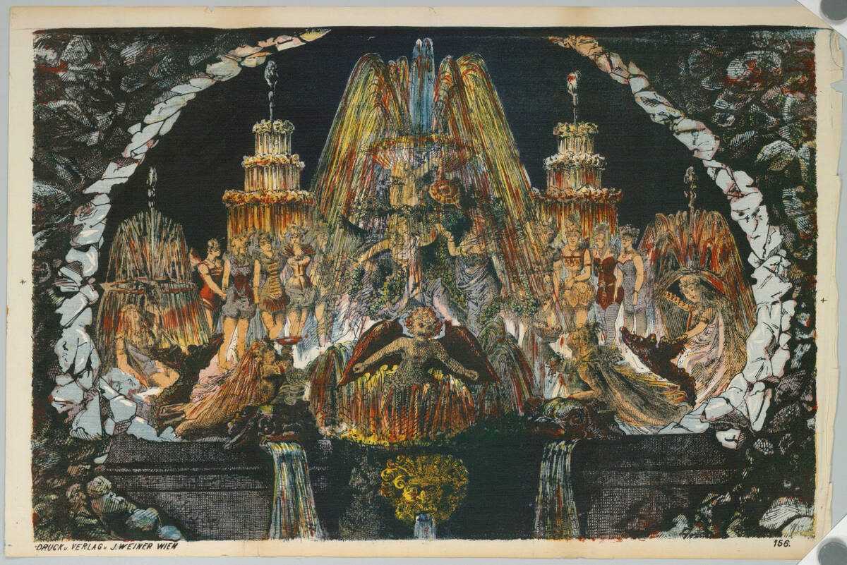 Leuchtbrunnen in einer Grotte, JacobWeiner