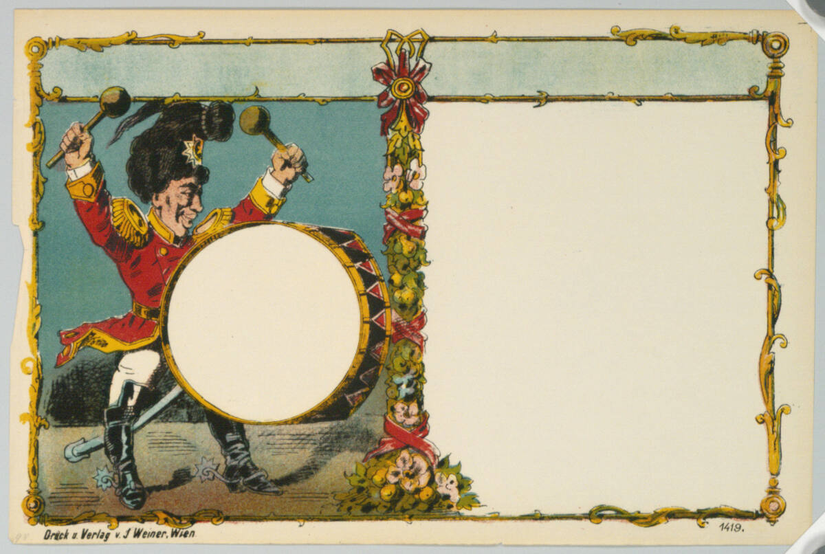 Türkischer Trommler (Blankoplakat), JacobWeiner