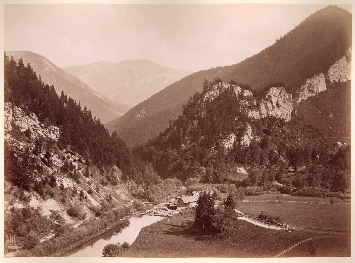 Würthle & Spinnhirn, Friedrich Würthle, Der Schneeberg vom Reithof aus, Inv. Nr.: FotoGLV2000/6…