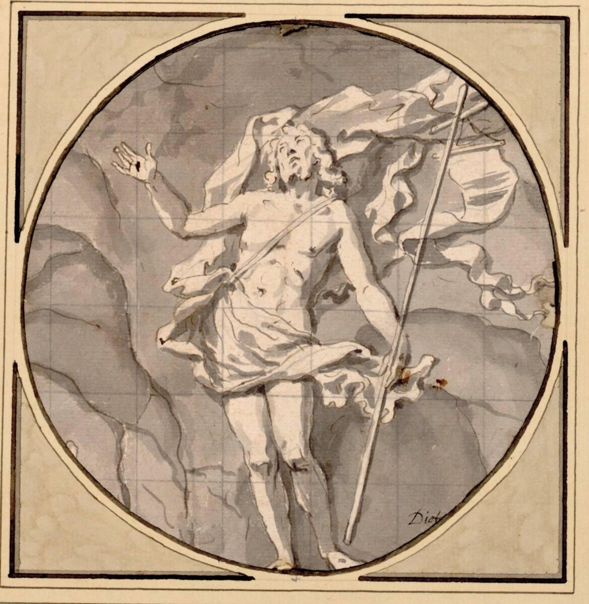 Christian Wilhelm Ernst Dietrich, Der Auferstandene, Inv. Nr.: 3980