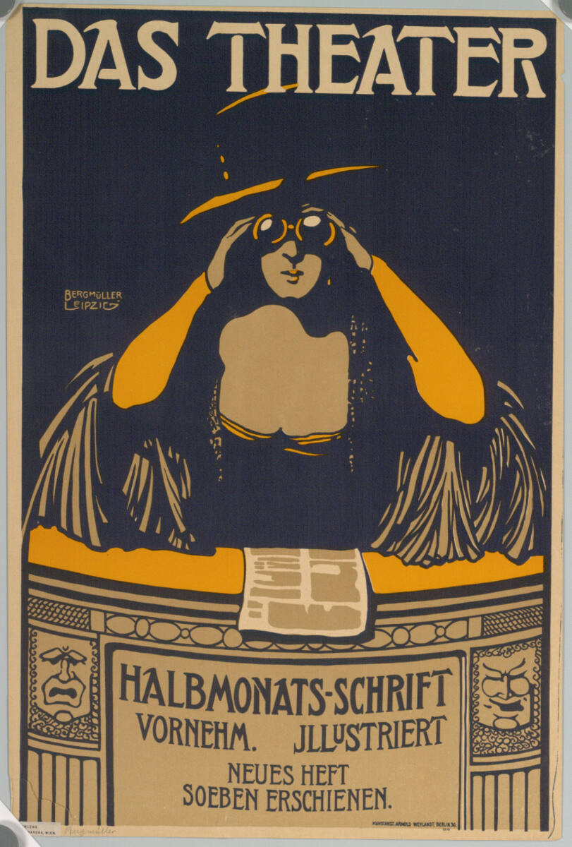 DAS THEATER; HALBMONATS-SCHRIFT, Berlin KunstanstaltArnoldWeylandt