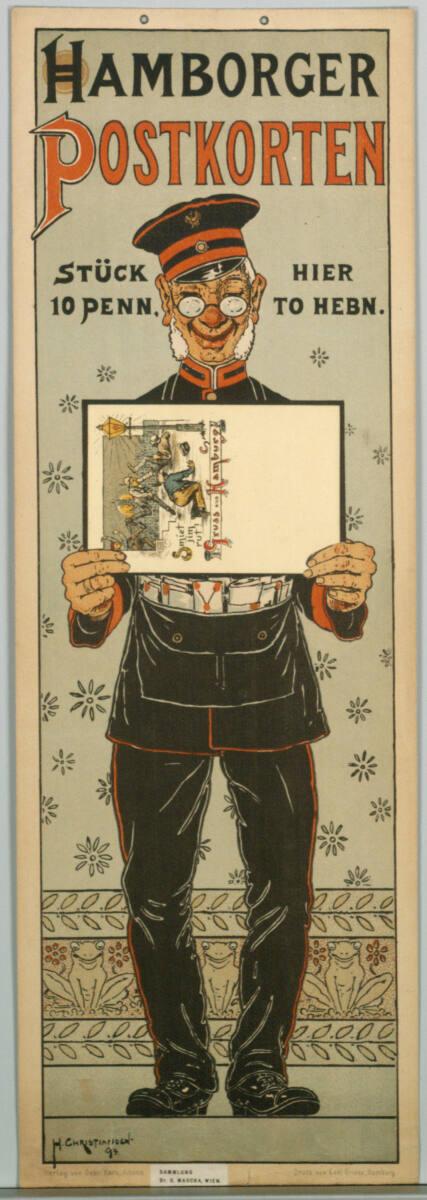 Hans Heinrich Christiansen, HAMBORGER POSTKORTEN, Inv. Nr.: DG2003/1857
