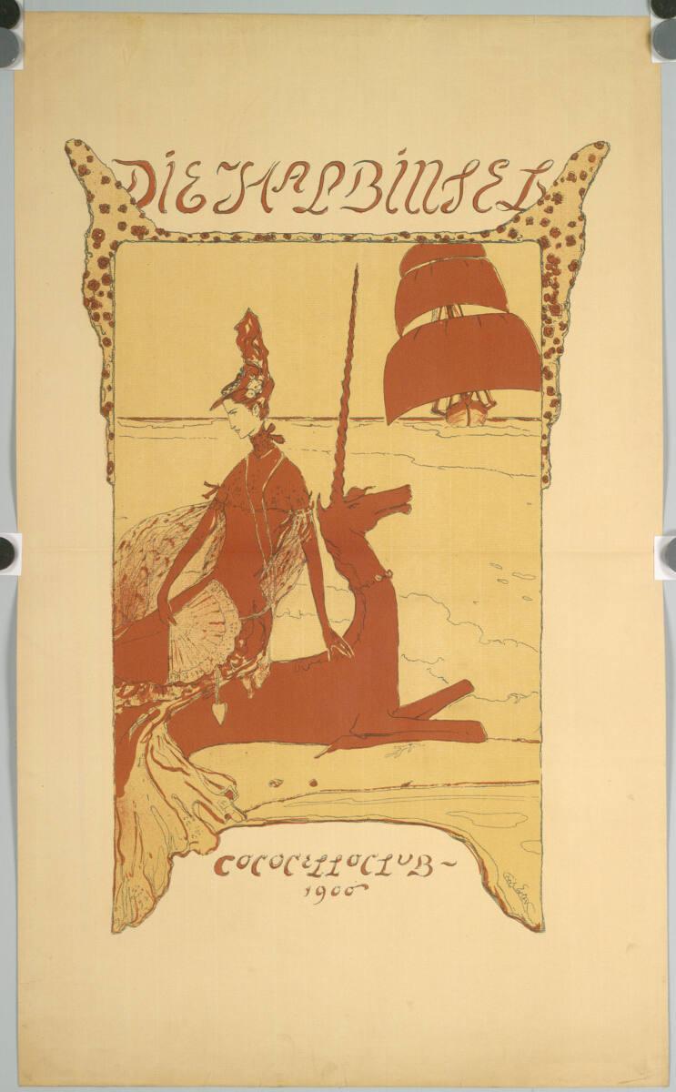 Fritz Erler, DIE HALBINSEL; COCOCELLOCLUB - 1900, Inv. Nr.: DG2003/1917