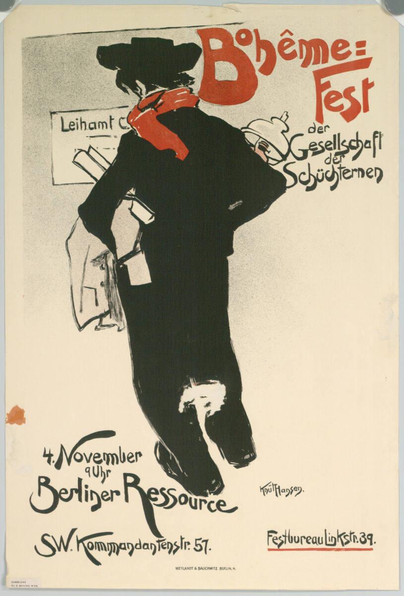 Knut Hansen, Bohême-Fest der Gesellschaft der Schüchternen; Berliner Ressource, Inv. Nr.: DG200…