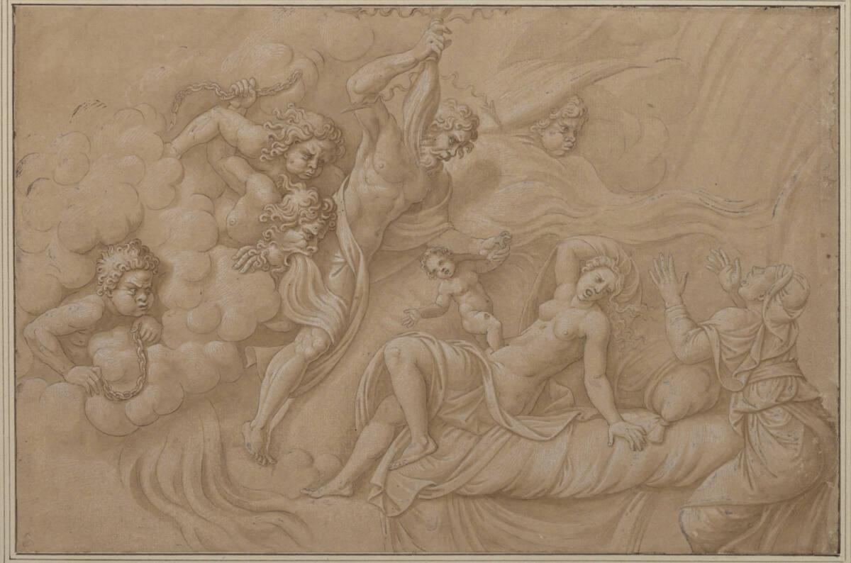 Anonym, Jupiter und Semele bei der Geburt des Bacchus, Inv. Nr.: 315