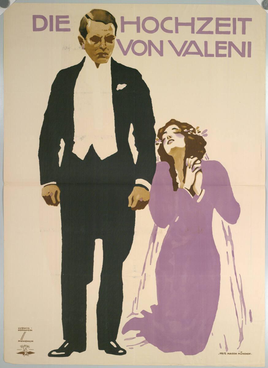 Ludwig Hohlwein, DIE HOCHZEIT VON VALENI; Kunstfilm Wien, Inv. Nr.: DG2003/2010