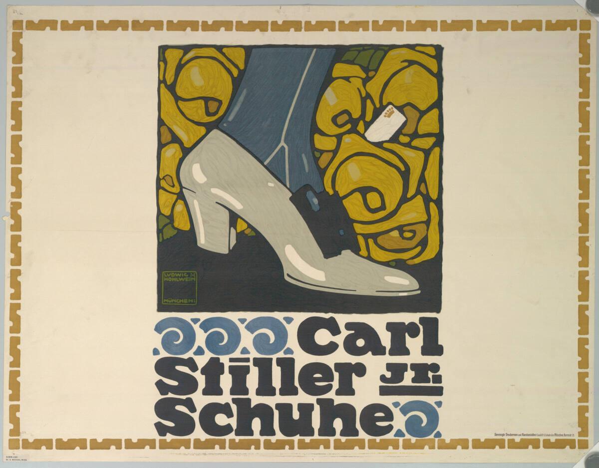 Ludwig Hohlwein, Carl Stiller jr.; Schuhe, Inv. Nr.: DG2003/2026
