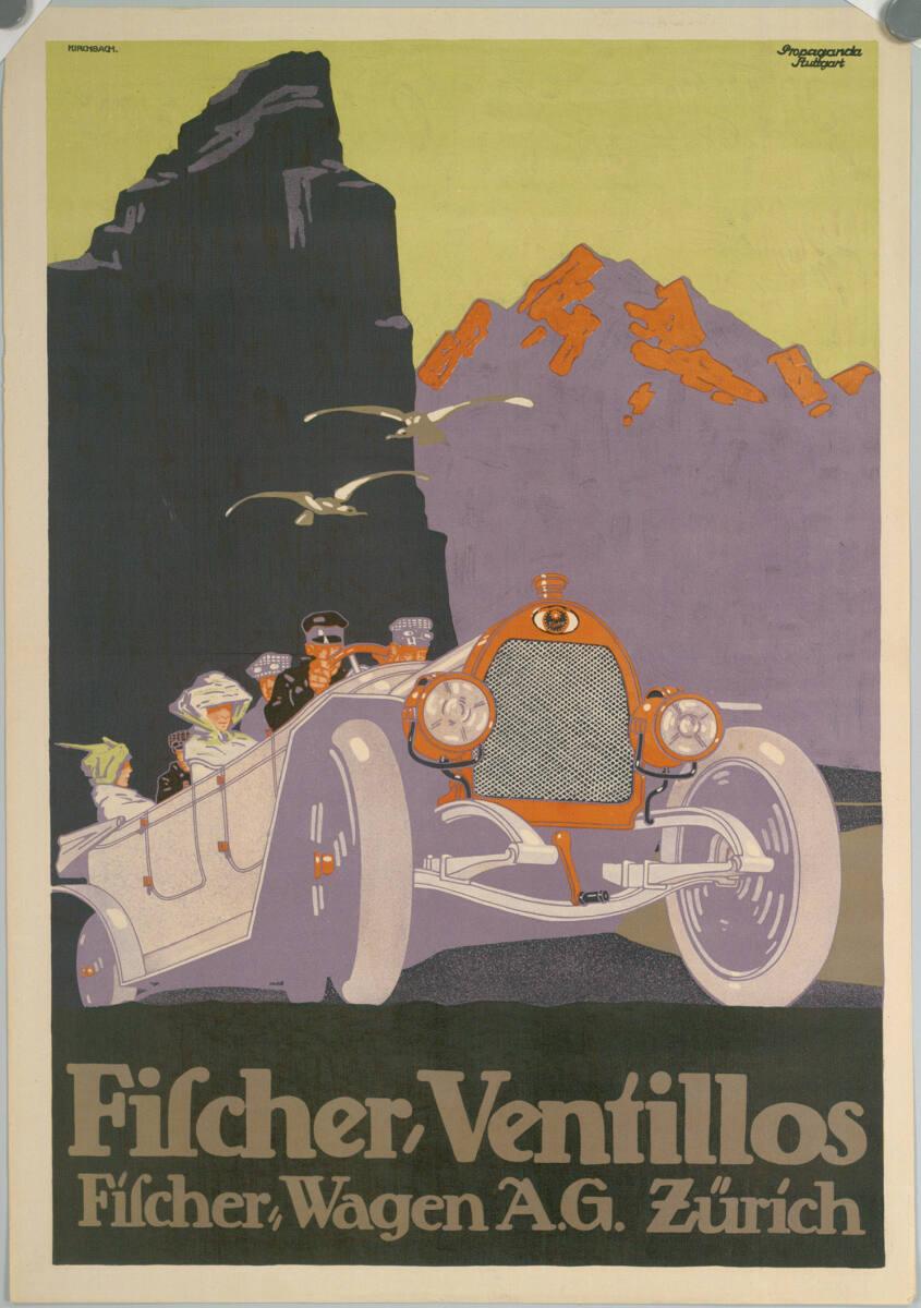 Fritz Gottfried Kirchbach, Johann Frank Kirchbach, Fischer; Ventillos; Fischer-Wagen-A.G., Züri…