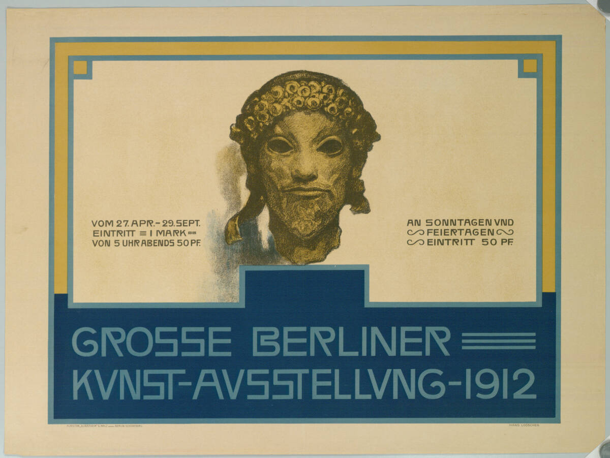 GROSSE BERLINER KUNST-AUSSTELLUNG 1912, HansLooschen, 1912