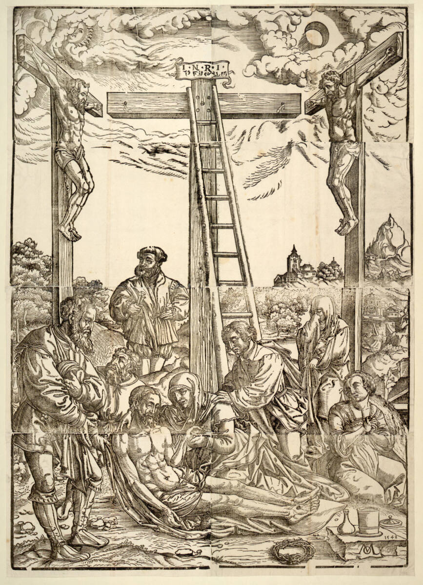 Beweinung Christi, Michael Ostendorfer, 1548