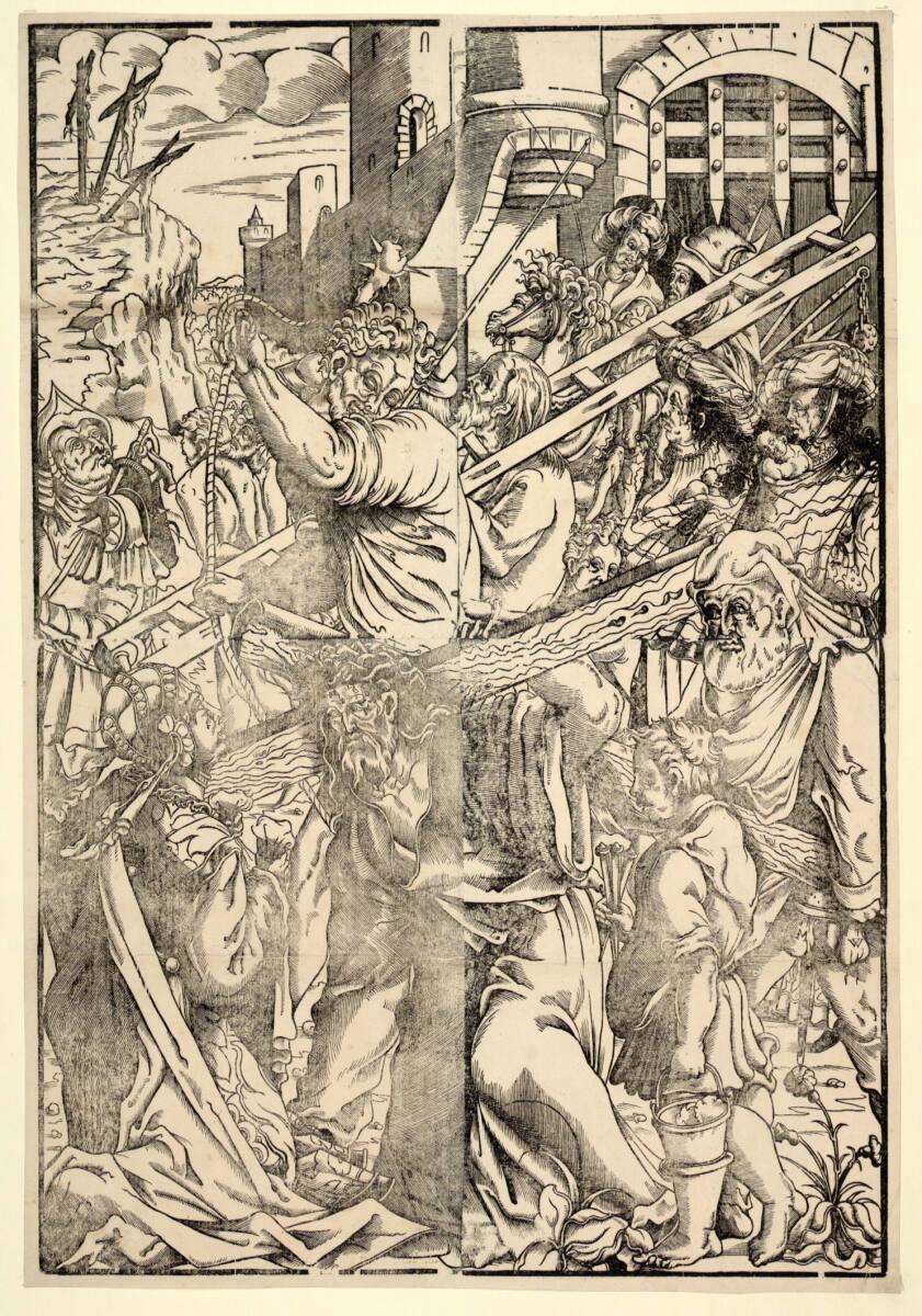 (?)Monogrammist MW, (?)Martin Weigel, Kreuztragung, Inv. Nr.: DG1961/1420