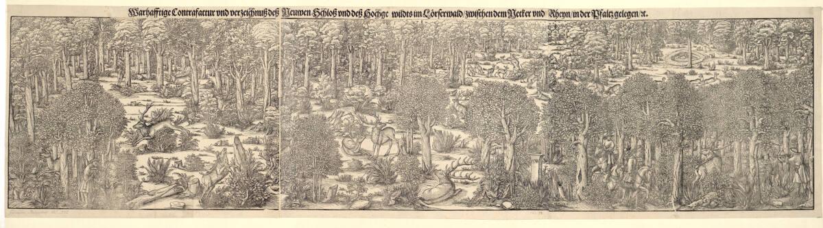 Hans Brosamer, Jagd im Lörserwald, Inv. Nr.: DG1961/254