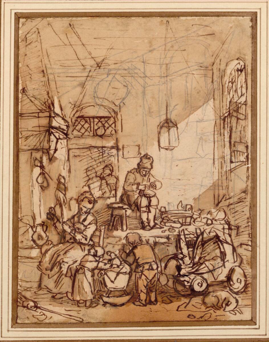 Christian Wilhelm Ernst Dietrich, Schusterwerkstätte, Inv. Nr.: 4020