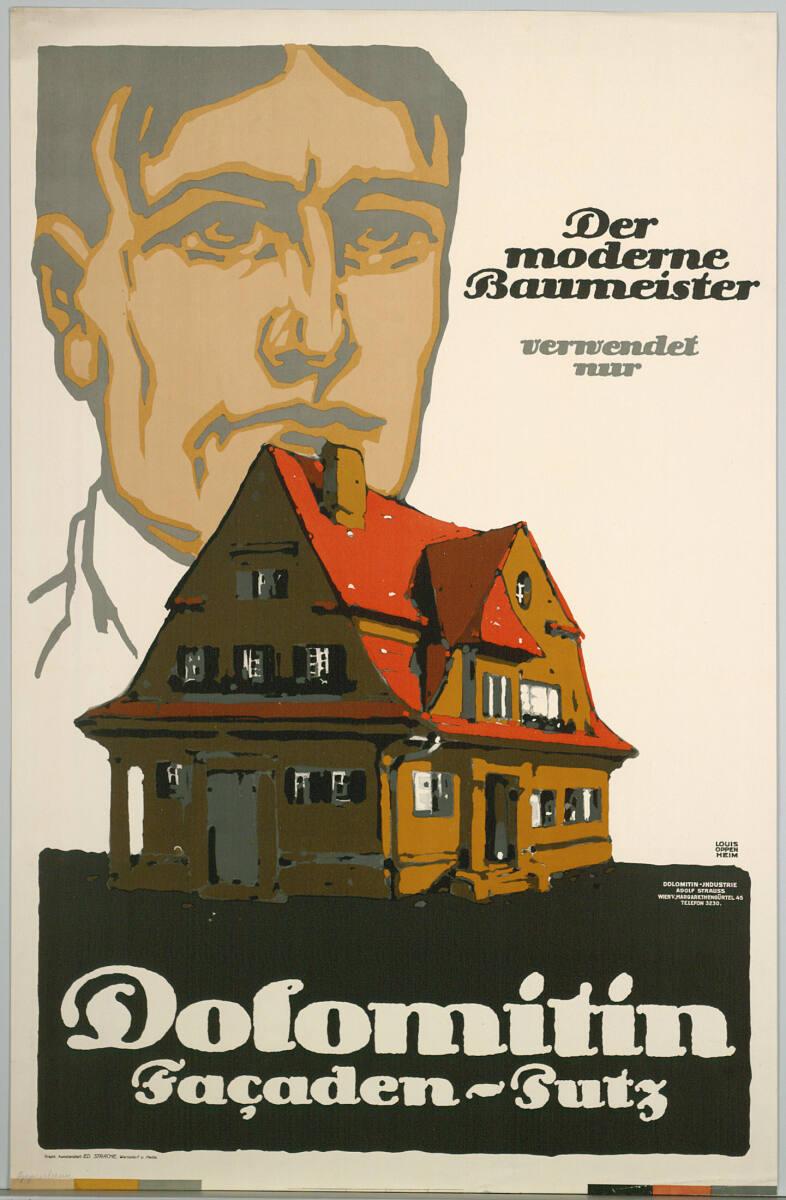 Louis Oppenheim, Dolomitin; Facaden-Putz, Inv. Nr.: DG2003/2226