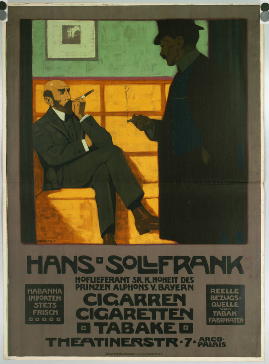 HANS SOLLFRANK; CIGARREN, CIGARETTEN, TABAKE, FritzRehm, 1908–1909