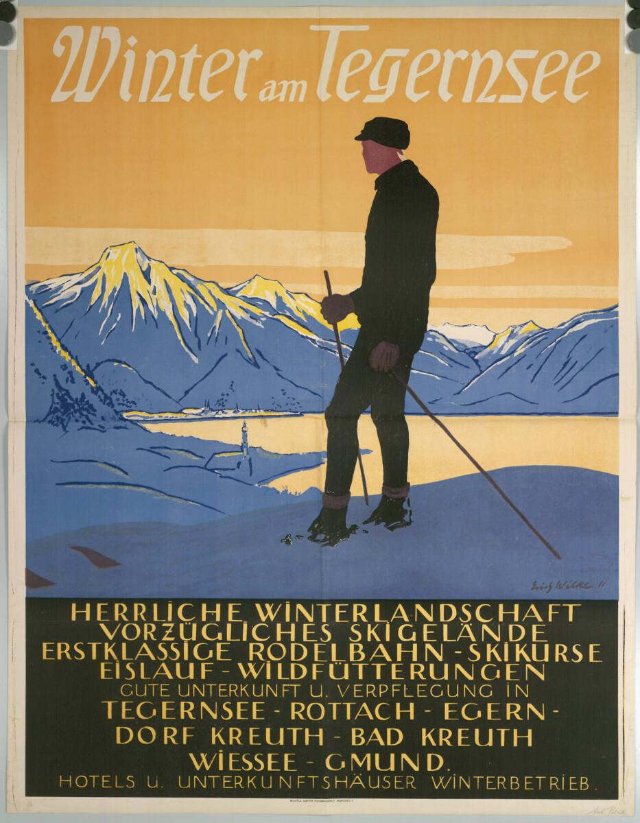 Erich Wilke, Winter am Tegernsee, Inv. Nr.: DG2003/2387
