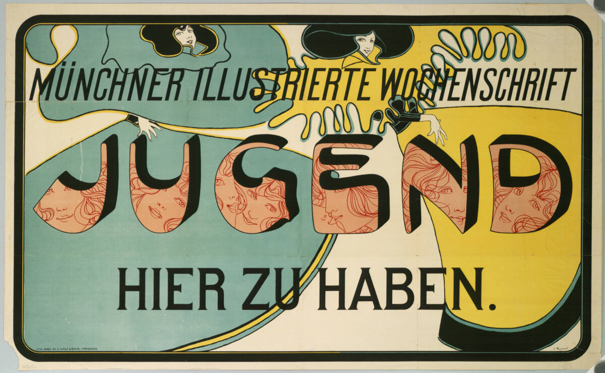 MÜNCHNER ILLUSTRIERTE WOCHENSCHRIFT JUGEND HIER ZU HABEN., JosefRudolfWitzel, 1896
