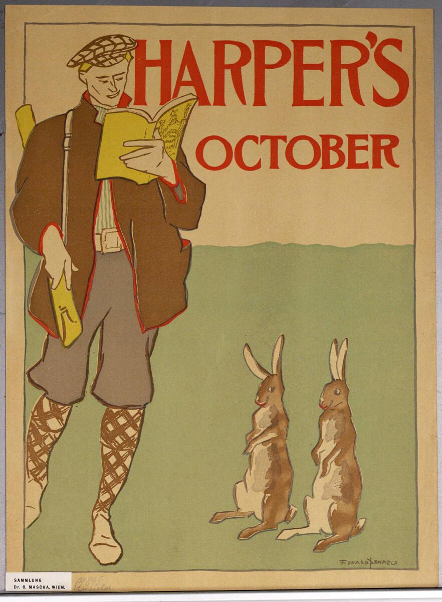 Edward Penfield, HARPER'S OCTOBER, Inv. Nr.: DG2003/2698