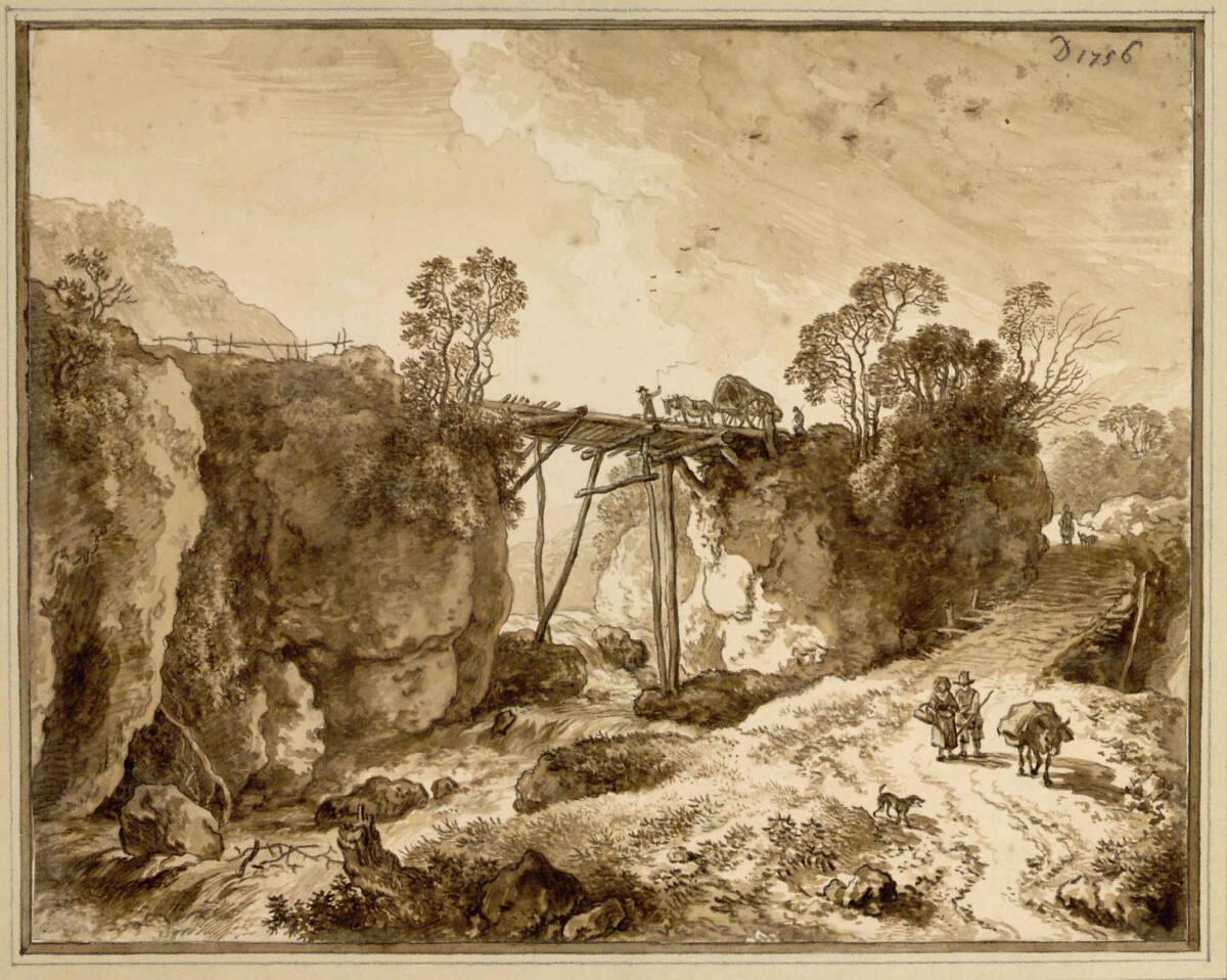 Christian Wilhelm Ernst Dietrich, Steg bei Pockau im Erzgebirge, Inv. Nr.: 4052