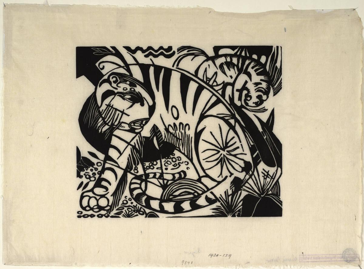Franz Marc, Tiger, Inv. Nr.: DG1920/159