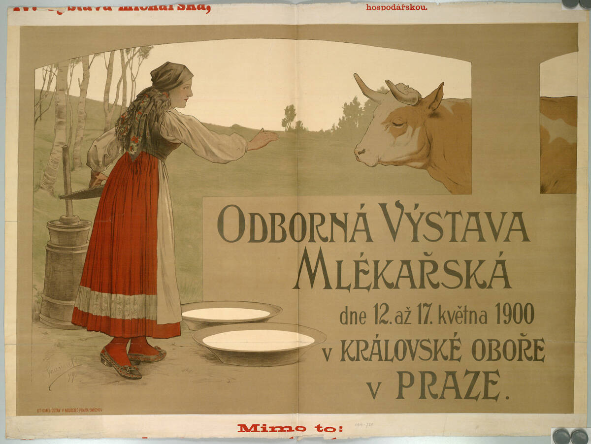 ODBORNÁ VÝSTAVA MLÉKARSKÁ; 1900; V PRAZE, V.Neubert, 1899