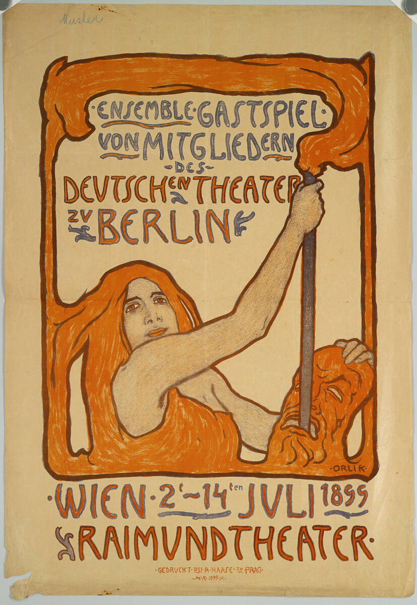 ENSEMBLE GASTSPIEL VON MITGLIEDERN DES DEUTSCHEN THEATERS ZU BERLIN; WIEN; JULI 1899; RAIMUNDTHEATER, Prag AndreasHaase, 1899