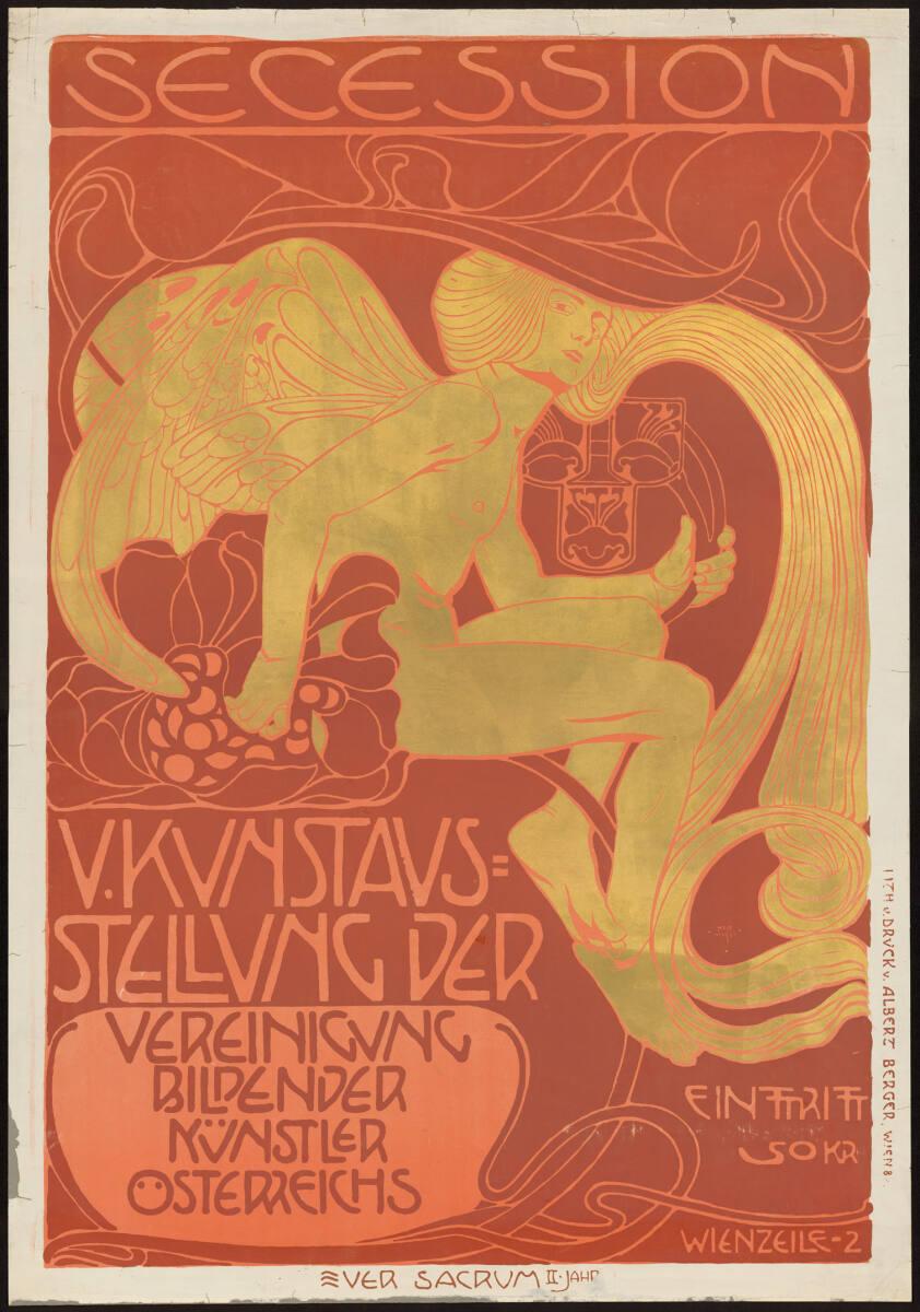 Koloman Moser, SECESSION; V. KUNSTAUSSTELLUNG, Inv. Nr.: DGNF6025/1