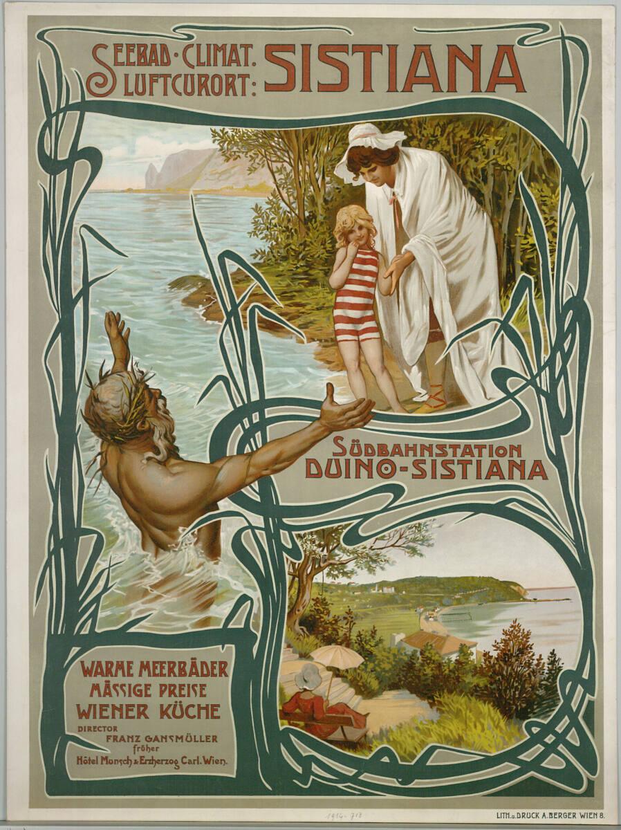 Anonym, SEEBAD-CLIMAT. LUFTCURORT: SISTIANA, Inv. Nr.: DG1914/713