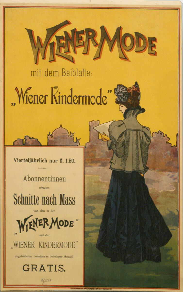 Anonym, WIENER MODE; mit dem Beiblatte: "Wiener Kindermode", Inv. Nr.: DGNF5514