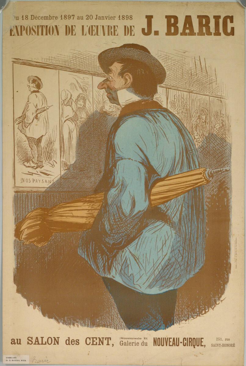 Jules Jean Antoine Baric, Du 18 Décembre 1897 au 20 Janvier 1898; J. BARIC au SALON des CENT, G…